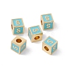 Rack Plating Brass Enamel Beads KK-B060-04G-06S-3