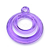 Transparent Acrylic Pendants X-TACR-S144-50-2
