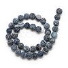 Natural Weathered Agate Bead Strands G-S237-8mm-05-2