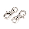 Alloy Swivel Lobster Claw Clasps E547Y-1