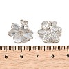 Brass Enamel Stud Earring Findings KK-CBA58F9-01P-01-3