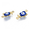 Ion Plating(IP) 304 Stainless Steel Enamel Connector Charms LS-STAS-N092-177A-3