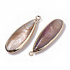 Natural Freshwater Shell Pendants SHEL-R047-03D-2