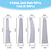 160Pcs 4 Style Plastic Tweezer Protective Covers TOOL-FH0001-53-2