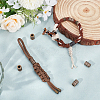6Pcs Antique Style Groove Column Shape Brass Beads FIND-NB0005-34C-4