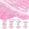 450Pcs 4 Styles Spray Painted Crackle Glass Beads CCG-PA0001-09E-2