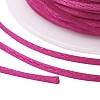 Nylon Satin Rattail Cords NWIR-JP0013-1.0mm-129-3