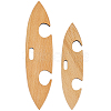 1Set Wood Knitting Looms Shuttles Set WOOD-BC0001-38D-1