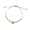 Sports Theme Waxed Cord Braided Bracelets FS-WG8B70B-04-2