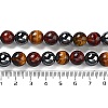 Natural Tiger Iron & Synthetic Hematite Beads Strands G-H1581-10mm-4