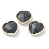 Natural Obsidian Pendants G-B009-03G-E-1