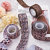 4Rolls 4 Style Polyester Ribbon OCOR-PJ0001-007A-5