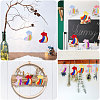 5Pcs 5 Colors Handmade Felt Needle Felting Rainbow Star Ornaments DIY-CA0006-54-6