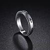 Cross 304 Stainless Steel Rotating Finger Ring PW-WG58926-02-4