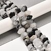 Natural Black Rutilated Quartz Beads Strands G-N327-05-01-2