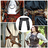 Medieval PU Imitation Leather Thigh Waist Armor AJEW-WH20054-091A-6