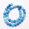 Natural Druzy Geode Agate Bead Strands G-K166-09-10mm-2