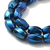 Electroplated Synthetic Magnetic Hematite Beads Strands G-P545-G01-02E-3