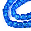 Handmade Silver Foil Lampwork Beads FOIL-N004-01B-03-3