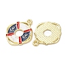 Ocean Alloy Enamel Pendants ENAM-B041-01O-3
