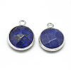 Synthetic Lapis Lazuli Pendants G-Q964-04P-2