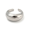 4Pcs Alloy Open Cuff Rings Kit for Women RJEW-K260-05P-4