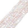 Gradient Color Electroplate Glass Bead Strands GLAA-E042-03E-1