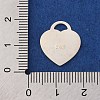 925 Sterling Silver Blank Pendants STER-F057-03S-04-3