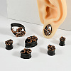 304 Stainless Steel Ear Plugs Gauges WGD6A2D-05-1