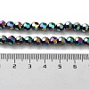 Electroplate Glass Bead Strands EGLA-R042-6mm-04-3