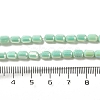 Electroplate Glass Beads Strands EGLA-D031-01F-4