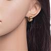 Real 18K Gold Plated Brass Hollow Hoop Earrings EJEW-EE0002-003-5