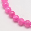 Dyed Natural Green Jade Beads Strands JBS053-6MM-M-2