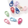 10Pcs Spray Painted Alloy Lobster Claw Clasps FIND-FS0001-70-3