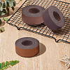 3 Rolls 3 Colors Flat PU Leather Cord LC-GF0001-15A-4
