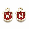 Alloy Enamel Charms ENAM-T012-03W-RS-2