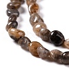 Natural Black Sunstone Beads Strands G-G018-03B-3