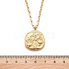 304 Stainless Steel Constellation Pendant Necklaces NJEW-K392-01G-07-5