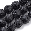Natural Lava Rock Beads Strands G-S259-11-10mm-1