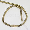 Electroplate Non-magnetic Synthetic Hematite Beads Strands G-J164A-4mm-07-2
