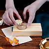 Natural Pine Wood Candle Holder AJEW-GA0002-71A-3