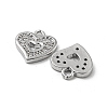 Brass Micro Pave Cubic Zirconia Pendants KK-H460-47P-2