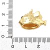 Brass Micro Pave Cubic Zirconia Pendants KK-L209-090G-3
