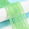Baking Paint Transparent Glass Beads Strands DGLA-F029-J2mm-01-2