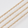 Soldered Brass Coated Iron Rope Chains CH-T002-04LG-2