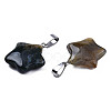 Star Natural Indian Agate Pendants G-Q367-28-4