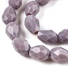 Opaque Solid Color Beads Strands EGLA-N013-P6mm-D09-3