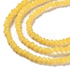 Baking Paint Imitation Jade Glass Bead Strands DGLA-A034-J4MM-A24-4