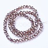 Electroplate Glass Beads Strands EGLA-A034-T6mm-C12-2