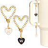 2 Sets Alloy Enamel Cup Pendant Decorations HJEW-SC0001-56W-1